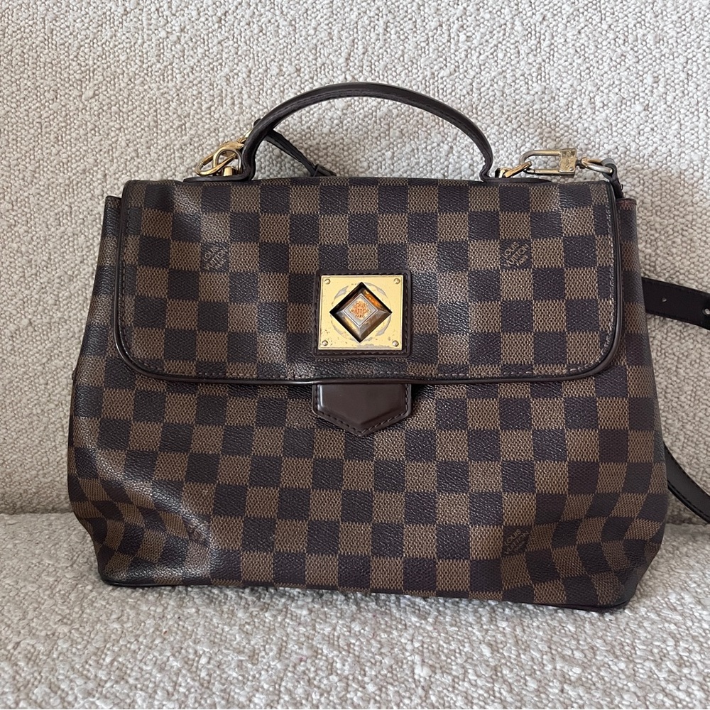 LOUIS VUITTON Damier Ebene Bergamo MM